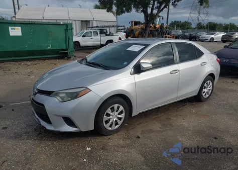 2015 Toyota Corolla L from USA, damaged, VIN 2T1BURHEXFC474859
